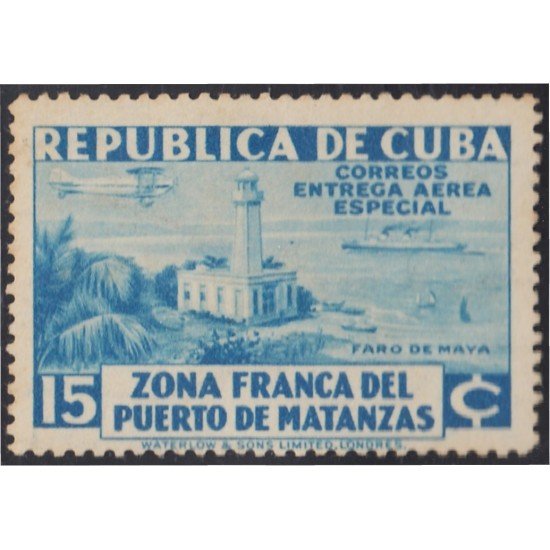 Cuba A- 21 1936 Zona franca del puerto de Matanzas MNH Cuba A- 21 1936 Zona franca del puerto de Matanzas MNH