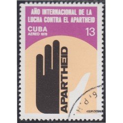Cuba A- 303 1978 Año Internacional de la lucha contra La Apartheid usados Cuba A- 303 1978 Año Internacional de la lucha contra La Apartheid usados