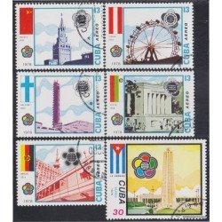 Cuba A- 292/97 1978 XI Festival Mundial de los estudiantes en La Habana usados Cuba A- 292/97 1978 XI Festival Mundial de los estudiantes en La Habana usados