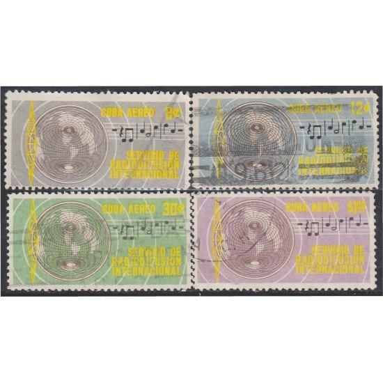 Cuba A- 239/42 1962 Servicio de radio fusión internacional usados Cuba A- 239/42 1962 Servicio de radio fusión internacional usados