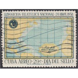 Cuba A- 180 1958 Exposición Filatélica Nacional usados Cuba A- 180 1958 Exposición Filatélica Nacional usados