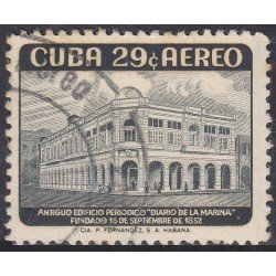 Cuba A- 179 1958 Antiguo edificio del periódico Diario de la Marina usados Cuba A- 179 1958 Antiguo edificio del periódico Diario de la Marina usados