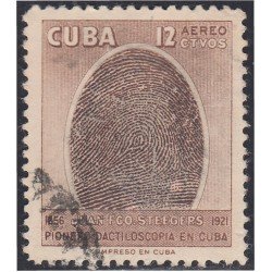 Cuba A- 156 1957 Juan Francisco Steegers pionero en dactiloscopia en Cuba usados Cuba A- 156 1957 Juan Francisco Steegers pionero en dactiloscopia en Cuba usados