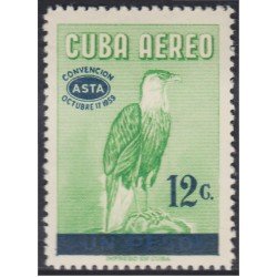 Cuba A- 198 1959 Asta Convención Octubre Pájaro Bird MH Cuba A- 198 1959 Asta Convención Octubre Pájaro Bird MH