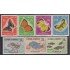 Cuba A- 185/91 1958 Peces Mariposas Fishes Butterflies MH