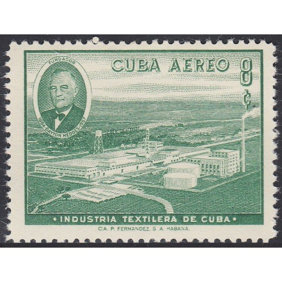 Cuba A- 178 1958 Industria textilera de Cuba Dayton Hedges MH Cuba A- 178 1958 Industria textilera de Cuba Dayton Hedges MH