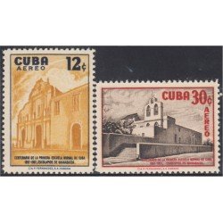 Cuba A- 173/74 1957 Escolapios de Guanabacoa MH Cuba A- 173/74 1957 Escolapios de Guanabacoa MH