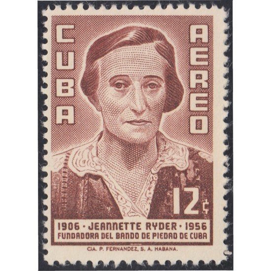 Cuba A- 163 1957 Jeannette Ryder MH Cuba A- 163 1957 Jeannette Ryder MH