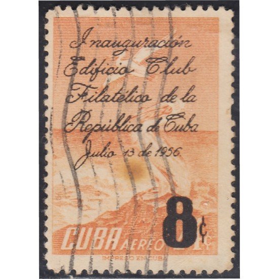 Cuba A- 147 1956 Inauguración Edificio Club Filatélico de la República de Cuba usados Cuba A- 147 1956 Inauguración Edificio Club Filatélico de la República de Cuba usados
