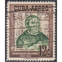 Cuba A- 128 1956 Obispo P.A Morell de Santa Cruz usados Cuba A- 128 1956 Obispo P.A Morell de Santa Cruz usados