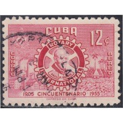 Cuba A- 107 1955 Rotary International Paul P. Harris usados Cuba A- 107 1955 Rotary International Paul P. Harris usados
