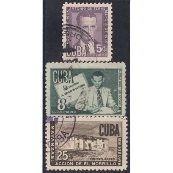 Cuba A- 46/48 1951 Antonio Guiteras usados Cuba A- 46/48 1951 Antonio Guiteras usados