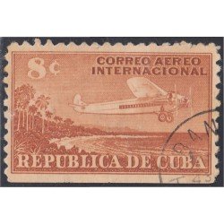 Cuba A- 38 Correo aéreo internacional Avión usados Cuba A- 38 Correo aéreo internacional Avión usados