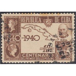 Cuba A- 32 1940 Centenario del primer sello postal usados Cuba A- 32 1940 Centenario del primer sello postal usados
