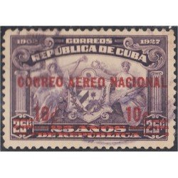 Cuba A- 3 1930 Líneas aéreas interiores Escudo usados Cuba A- 3 1930 Líneas aéreas interiores Escudo usados