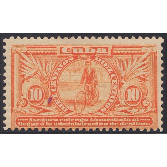 Cuba Urgentes 2 1899/02 Exprés Hombre y bicicleta MNH Cuba Urgentes 2 1899/02 Exprés Hombre y bicicleta MNH
