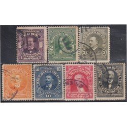 Cuba Telégrafos 82/88 1910 Boza Lacret Crombet Primelles López y Aguirre usados Cuba Telégrafos 82/88 1910 Boza Lacret Crombet Primelles López y Aguirre usados