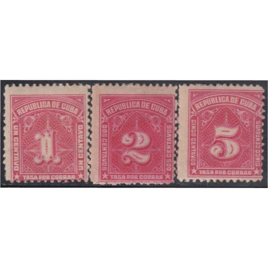 Cuba Taxas 8/10 1927/28 Timbres de Taxas de EE.UU de 1895 MNH Cuba Taxas 8/10 1927/28 Timbres de Taxas de EE.UU de 1895 MNH
