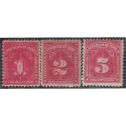 Cuba Taxas 5/7 1915 Timbres de Taxas de EE.UU de 1895 MNH Cuba Taxas 5/7 1915 Timbres de Taxas de EE.UU de 1895 MNH