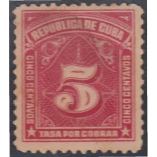 Cuba Taxas 7 1915 Timbres de Taxas de EE.UU de 1895 Sin goma Cuba Taxas 7 1915 Timbres de Taxas de EE.UU de 1895 Sin goma