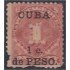 Cuba Taxas 1 1899 Timbres de Taxas de EE.UU de 1895 Sin goma