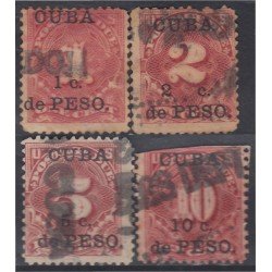 Cuba Taxas 1/4 1899 Timbres de Taxas de EE.UU de 1895 usados Cuba Taxas 1/4 1899 Timbres de Taxas de EE.UU de 1895 usados