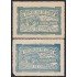 Cuba Retour 1/2 1902/10 Sellado oficialmente Escudo papel recubierto MNH y MH