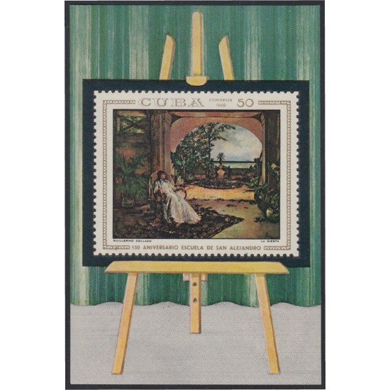Cuba HB 32 1969 Escuela San Alejandro Pintura Guillermo Collazo MH Cuba HB 32 1969 Escuela San Alejandro Pintura Guillermo Collazo MH
