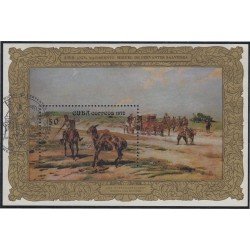 Cuba HB 38 1972 Escena del Quijote usado Cuba HB 38 1972 Escena del Quijote usado