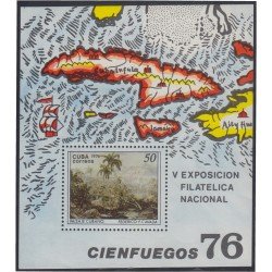 Cuba HB 47 1976 V Exposición Filatélica Nacional Cienfuegos 78 MNH Cuba HB 47 1976 V Exposición Filatélica Nacional Cienfuegos 78 MNH