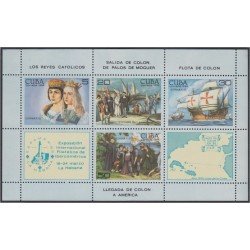 Cuba HB 85 1984 Cristóbal Colón Exposición Filatélica Internacional Iberoamericana MNH Cuba HB 85 1984 Cristóbal Colón Exposición Filatélica Internacional Iberoamericana MNH