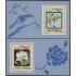 Cuba HB 78/79 1983 Aves y flores cubanas birds and flowers MNH
