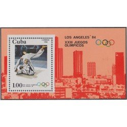 Cuba HB 74 1983 XXIII Juegos olímpicos Los Ángeles 84 MNH Cuba HB 74 1983 XXIII Juegos olímpicos Los Ángeles 84 MNH