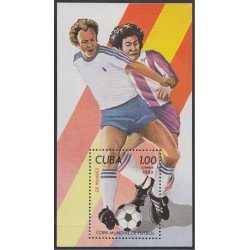 Cuba HB 70 1982 Copa Mundial de la FIFA España 82 MNH Cuba HB 70 1982 Copa Mundial de la FIFA España 82 MNH