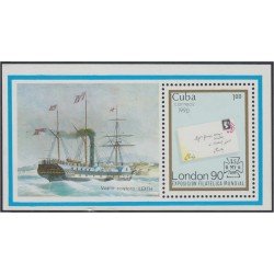 Cuba HB 120 1990 Exposición Filatélica Mundial London 90 MNH Cuba HB 120 1990 Exposición Filatélica Mundial London 90 MNH