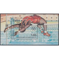 Cuba HB 118 1990 Juegos olímpicos Barcelona 92 MNH Cuba HB 118 1990 Juegos olímpicos Barcelona 92 MNH