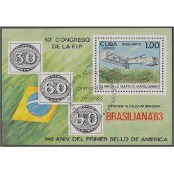 Cuba HB 77 1983 140 Aniversario del primer sello en América usados Cuba HB 77 1983 140 Aniversario del primer sello en América usados