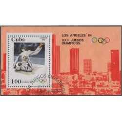 Cuba HB 74 1983 XXIII Juegos olímpicos Los Ángeles 84 usados Cuba HB 74 1983 XXIII Juegos olímpicos Los Ángeles 84 usados
