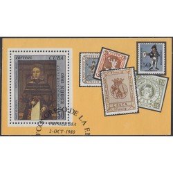 Cuba HB 63 1980 Retrato de dama Essen 80 usados Cuba HB 63 1980 Retrato de dama Essen 80 usados