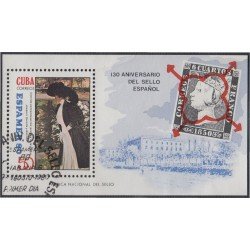 Cuba HB 62 1980 130 Aniversario del sello Español Espamer 80 usados Cuba HB 62 1980 130 Aniversario del sello Español Espamer 80 usados