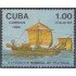 Cuba SH 90 1985 Exposición Filatélica Mundial Italia 85 Barco usados