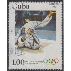 Cuba SH 74 1983 XXIII Juegos olímpicos Los Ángeles 84 usados Cuba SH 74 1983 XXIII Juegos olímpicos Los Ángeles 84 usados
