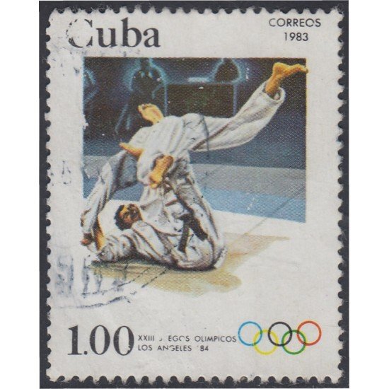 Cuba SH 74 1983 XXIII Juegos olímpicos Los Ángeles 84 usados Cuba SH 74 1983 XXIII Juegos olímpicos Los Ángeles 84 usados