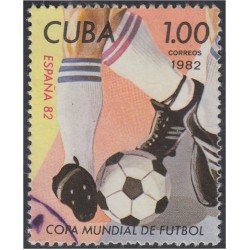 Cuba SH 70 1982 Copa Mundial de la FIFA España 82 usados Cuba SH 70 1982 Copa Mundial de la FIFA España 82 usados
