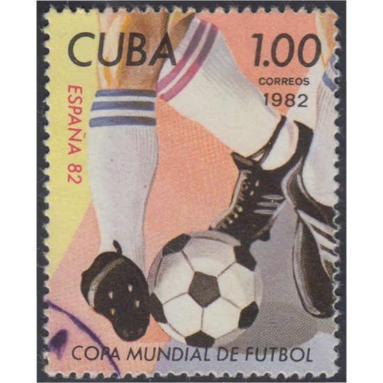 Cuba SH 70 1982 Copa Mundial de la FIFA España 82 usados Cuba SH 70 1982 Copa Mundial de la FIFA España 82 usados