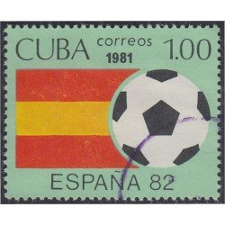 Cuba SH 65 1981 Copa Mundial de la FIFA España 82 usados Cuba SH 65 1981 Copa Mundial de la FIFA España 82 usados