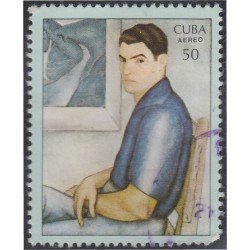 Cuba SH 51 1977 Pintores cubanos Autorretrato Jorge Arche usados Cuba SH 51 1977 Pintores cubanos Autorretrato Jorge Arche usados