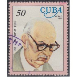Cuba SH 50 1977 Centenario del nacimiento del Dr. J. Tomas Roig usados Cuba SH 50 1977 Centenario del nacimiento del Dr. J. Tomas Roig usados