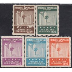 Rep. Dominicana 552/56 1961 Memorial Trujillo MNH Rep. Dominicana 552/56 1961 Memorial Trujillo MNH
