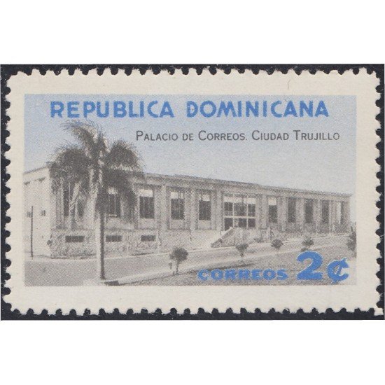 Rep. Dominicana 541 1960 Palacio de Correos Ciudad de Trujillo MNH Rep. Dominicana 541 1960 Palacio de Correos Ciudad de Trujillo MNH